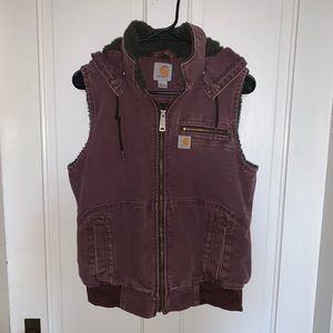 Carhartt women's weathered duck wildwood vest